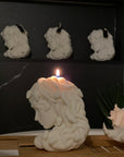 Glaring Medusa Decorative Candle