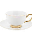 Ivory Teacup & Saucer