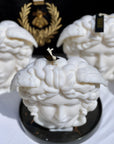 Large Medusa Head Bust Decorative Candle_10