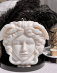 Large Medusa Head Bust Decorative Candle