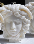 Large Medusa Head Bust Decorative Candle_6