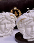 Large Medusa Head Bust Decorative Candle_9
