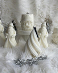 Santa's Head Pillar Candle_4