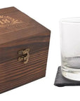 Birthday Glass & Coaster Set