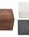 Birthday Glass & Coaster Set