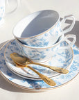 French Toile Teacup & Saucer