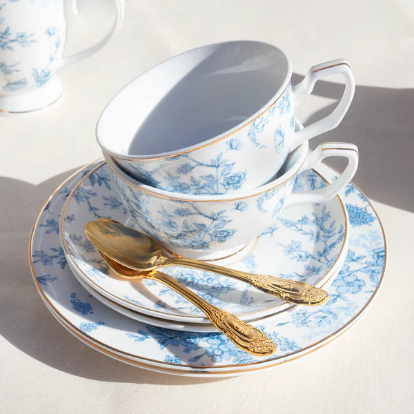 French Toile Teacup & Saucer_2