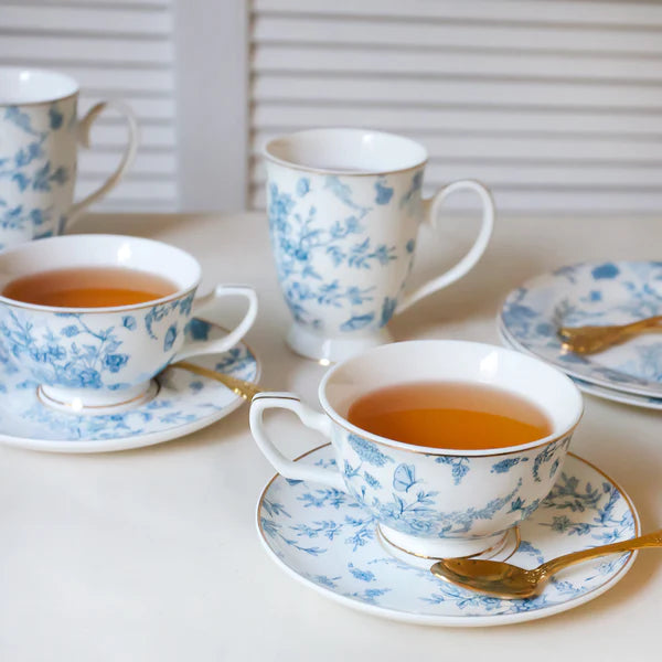 French Toile Teacup & Saucer_3