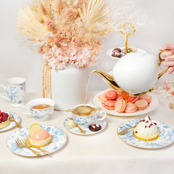 French Toile Teacup & Saucer_4