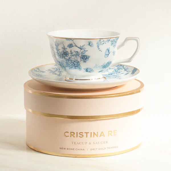 French Toile Teacup & Saucer_5