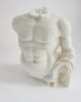 Male Torso Bust Decorative Candle - Large