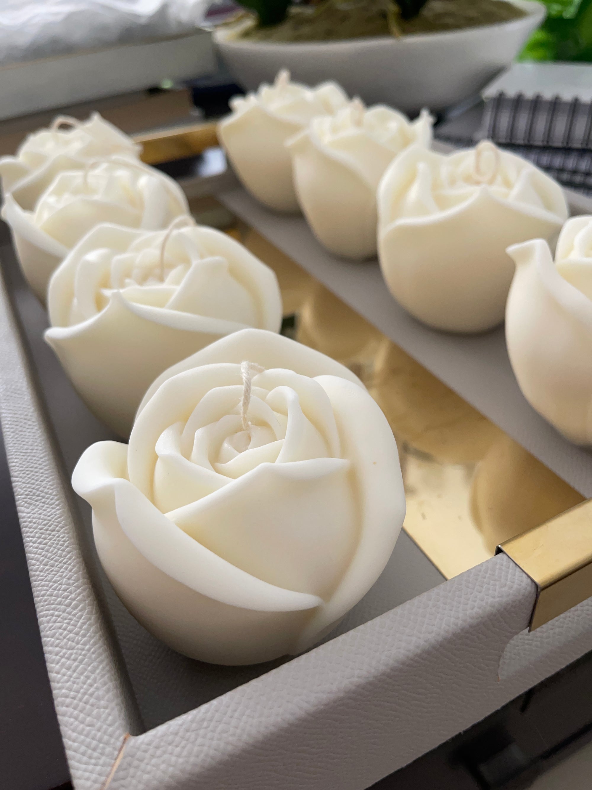 Large Bloom Decorative Candle_10