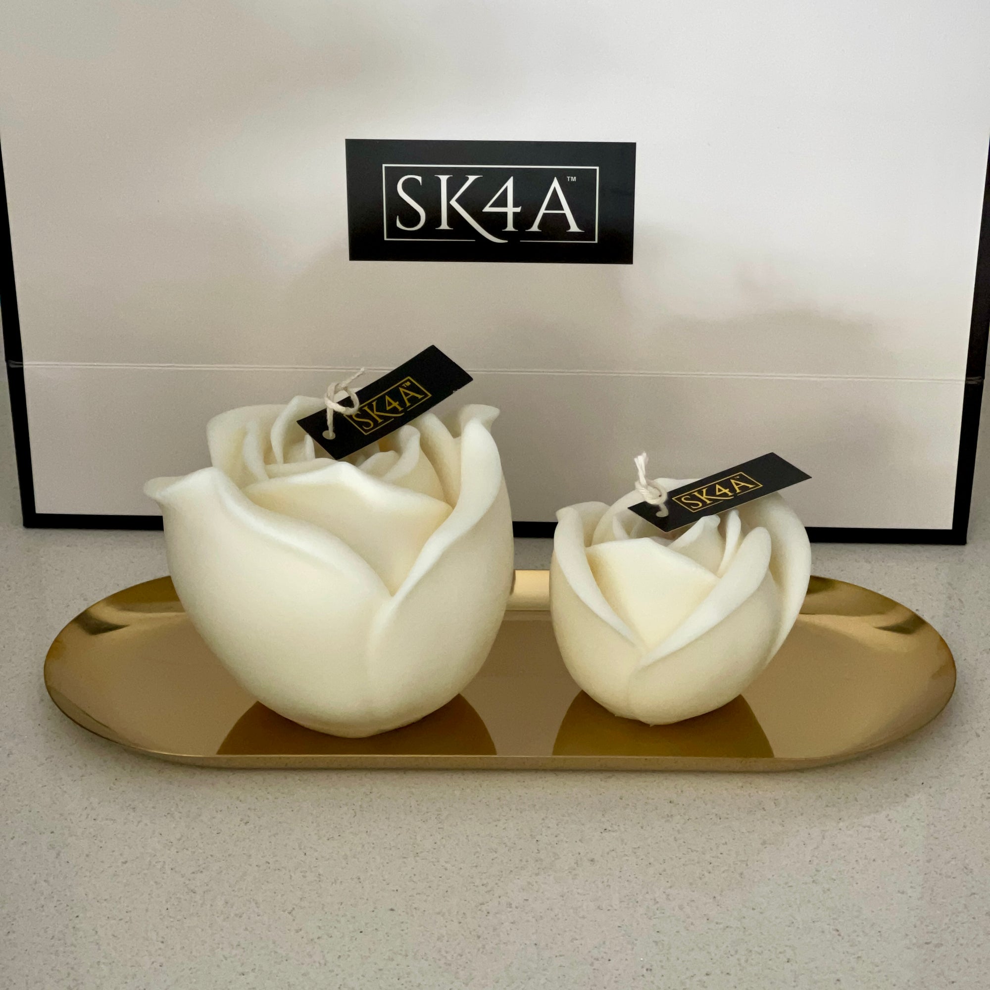 Large Bloom Decorative Candle_9