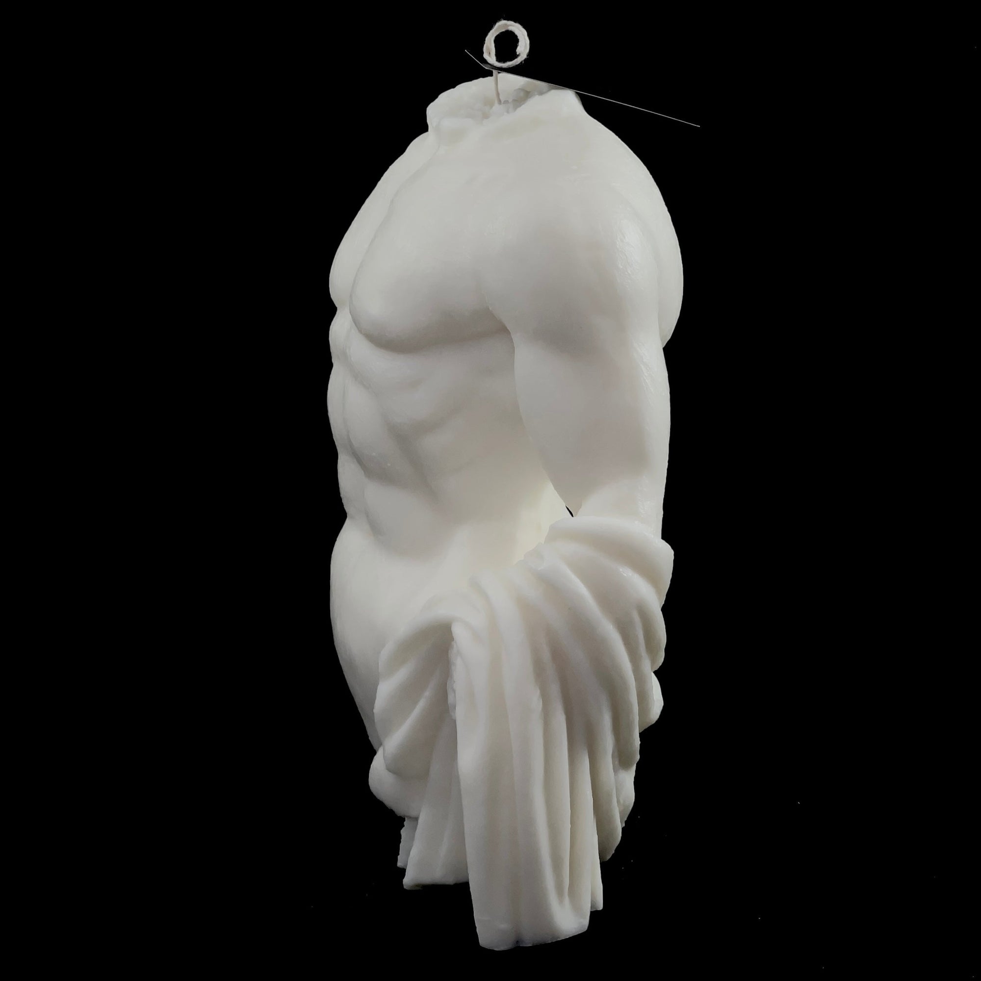 Large Male Torso Bust Decorative Candle_7