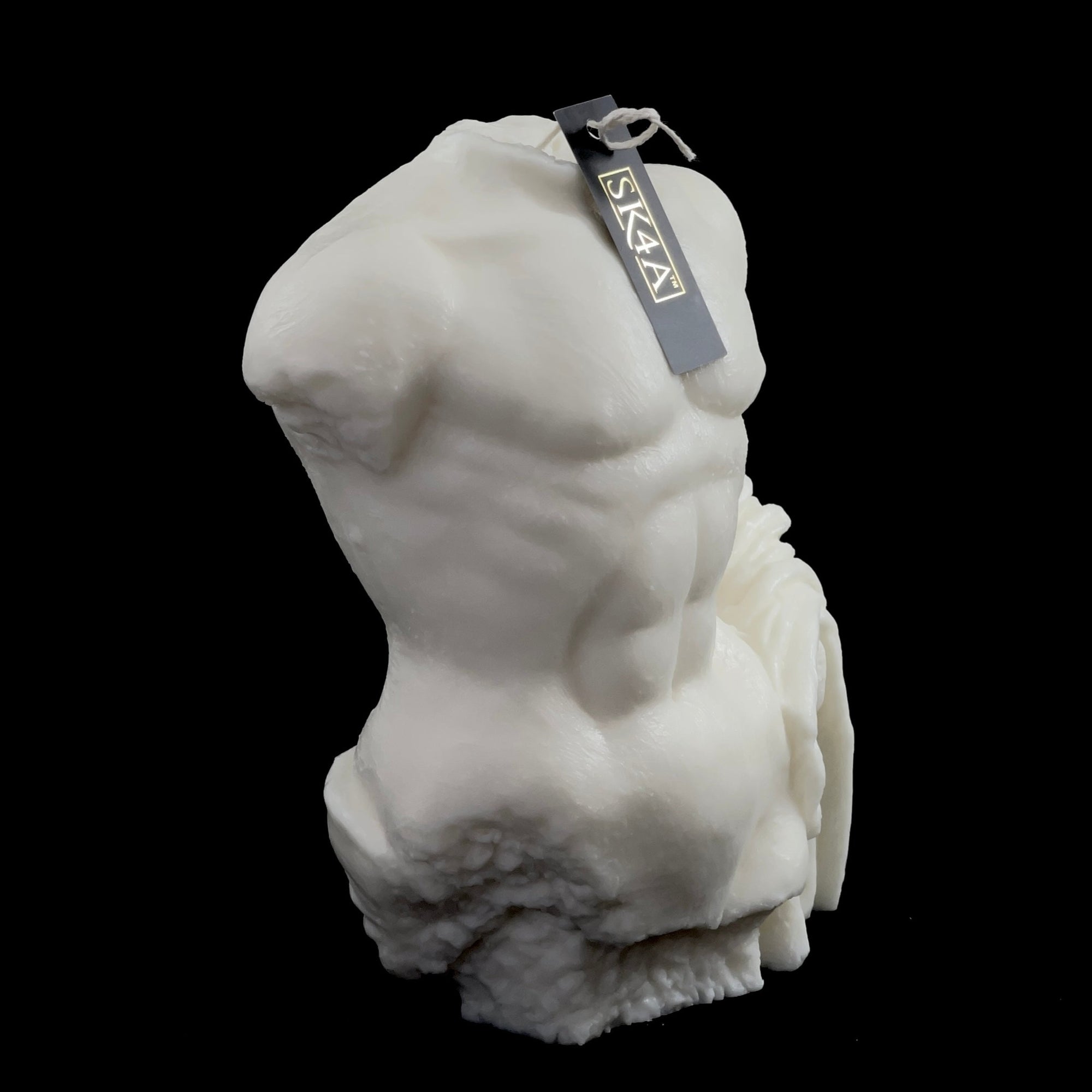 Large Male Torso Bust Decorative Candle_9