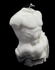 Male Torso Bust Decorative Candle - Large