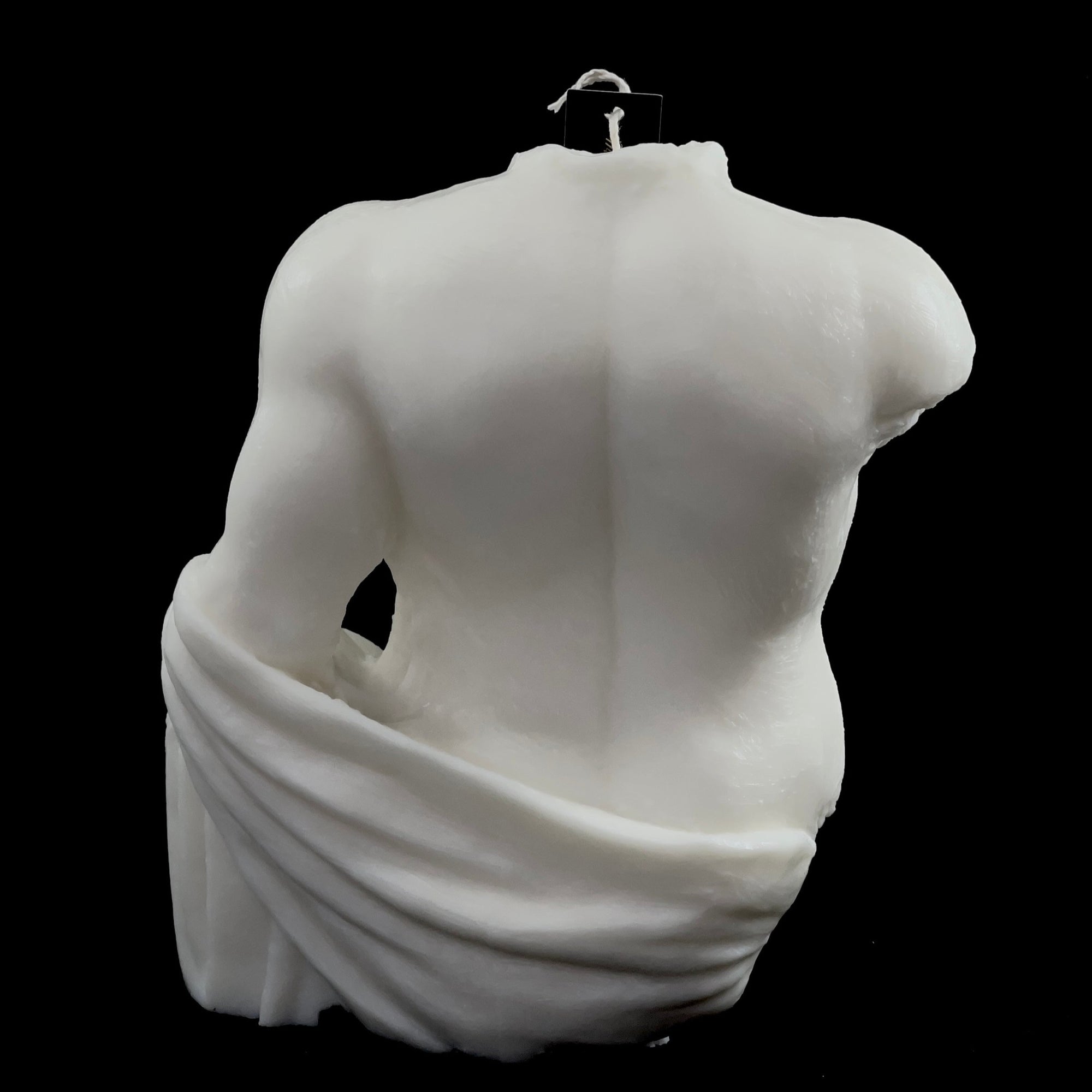 Male Torso Bust Decorative Candle - Large