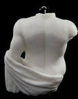 Male Torso Bust Decorative Candle - Large