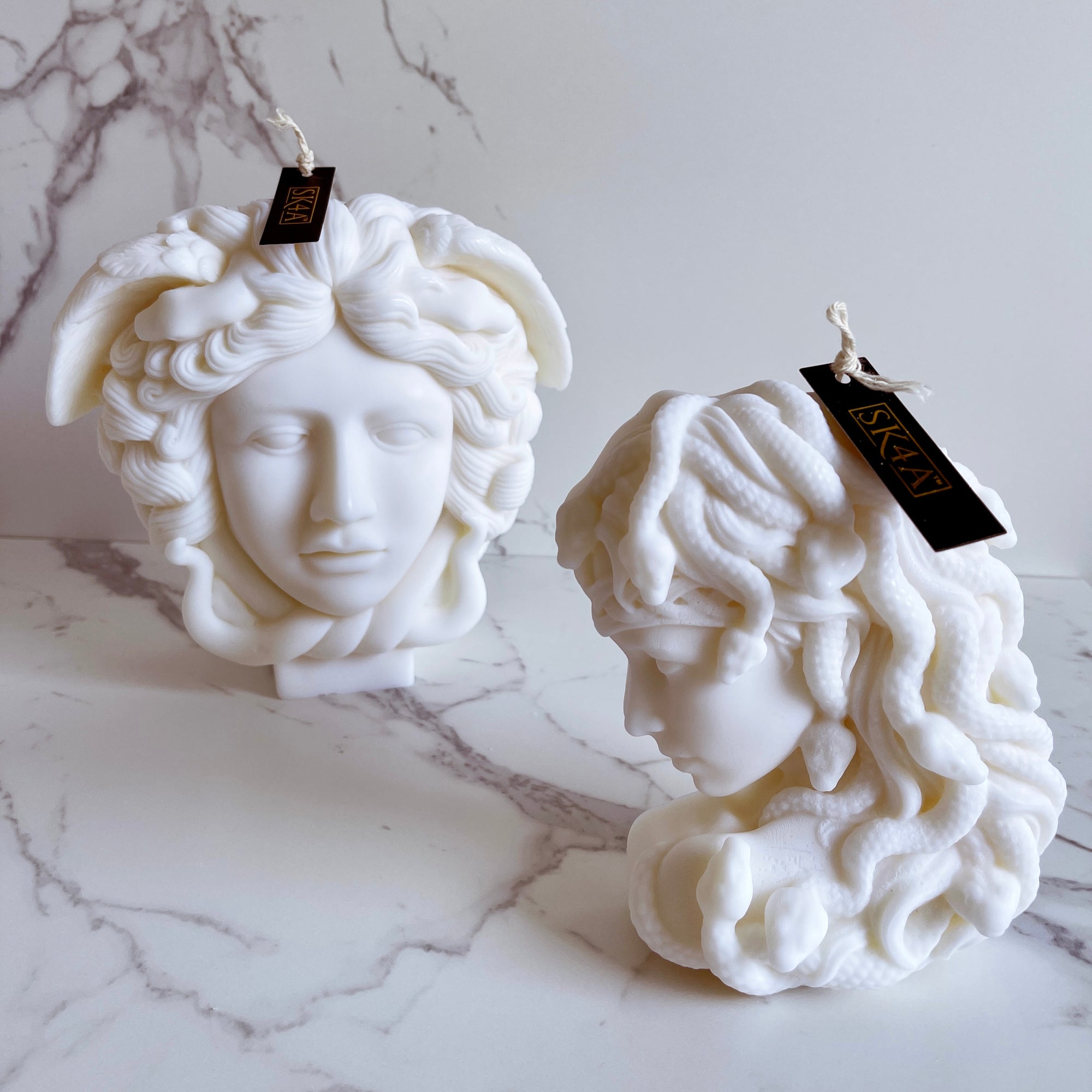 Medusa Head Bust Decorative Candle - Large